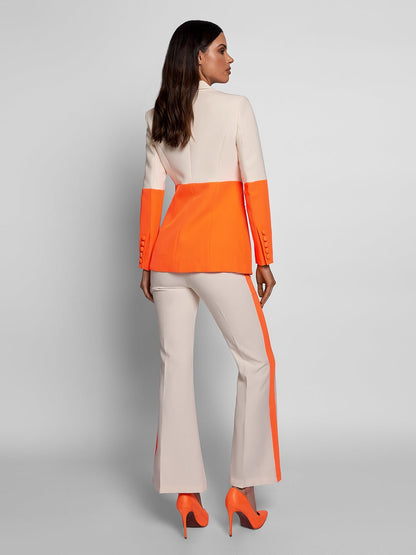 "EveryWhere" Blazer + Pants Suit In Orange