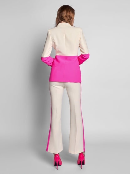 "EveryWhere" Blazer + Pants Suit In Pink