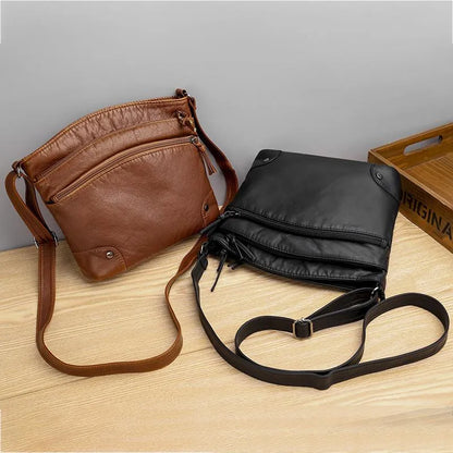 Zoe | Leather shoulder bag