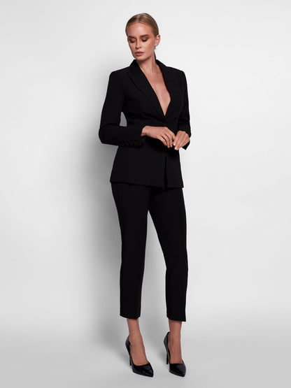 Frankie Blazer + Pants In Black