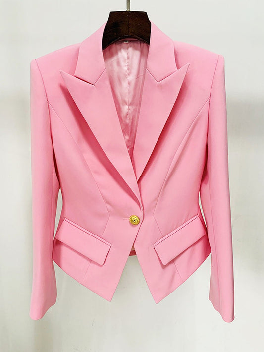 Georgia Button Lapel Blazer