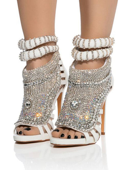 Harlow Diamond Rhinestone Heel