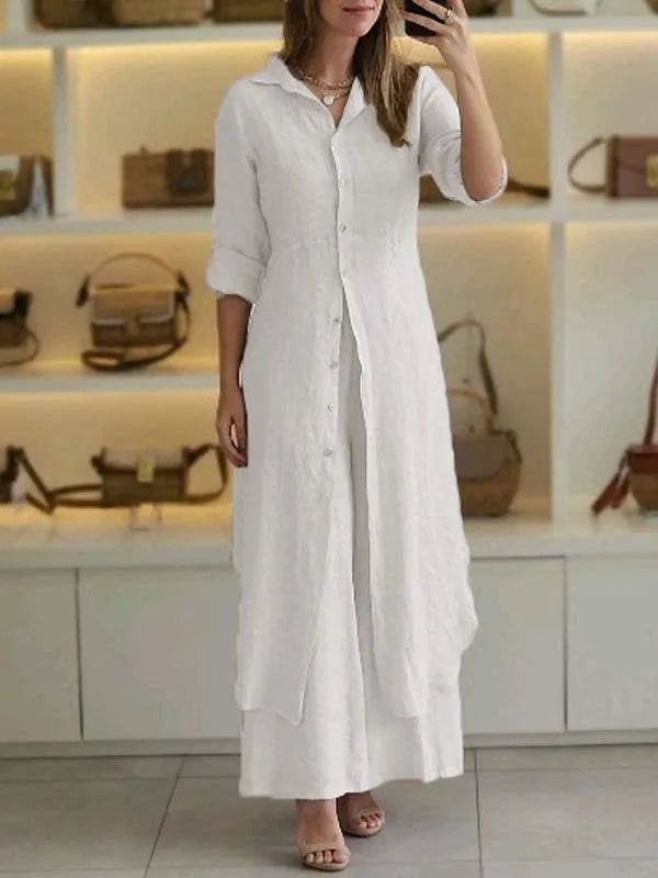 Amara - Casual linen two-piece set