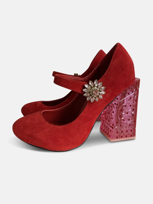 Leah Diamond Rhinestone Heel