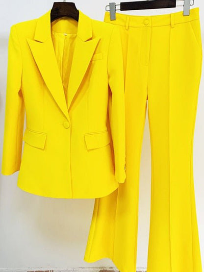 Leanne Jacket Pants Suit Set