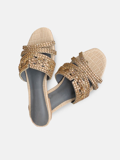 Natalia Flat Diamond Slipper