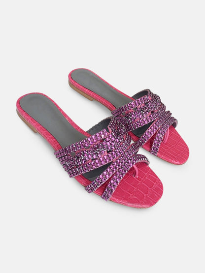 Natalia Flat Diamond Slipper