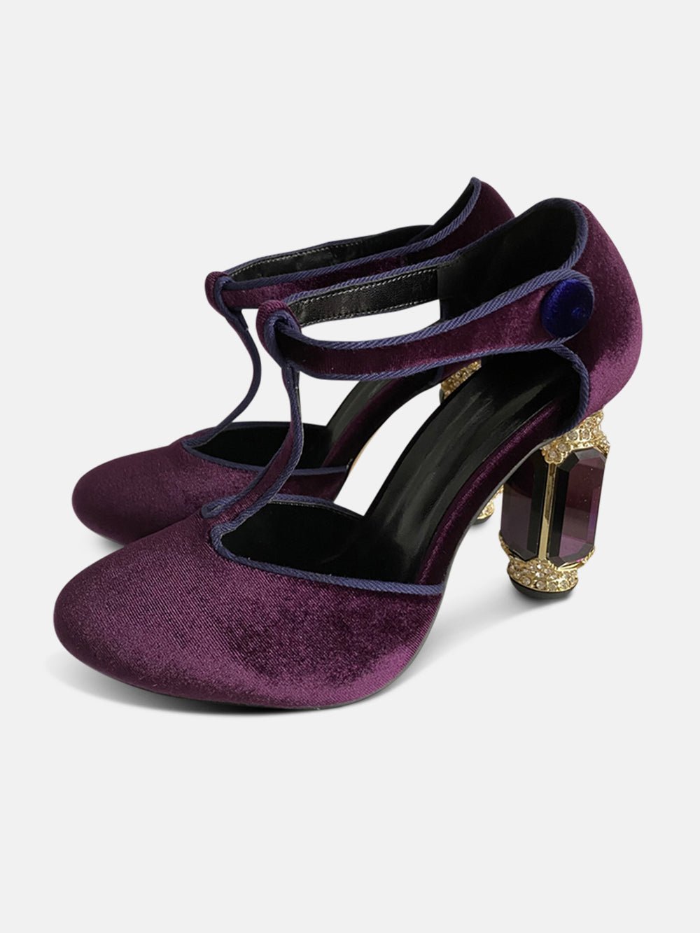 Paola Agate Chunky Heel Shoe