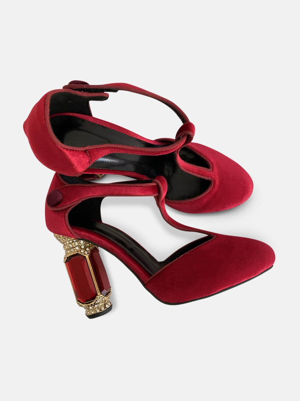 Paola Agate Chunky Heel Shoe