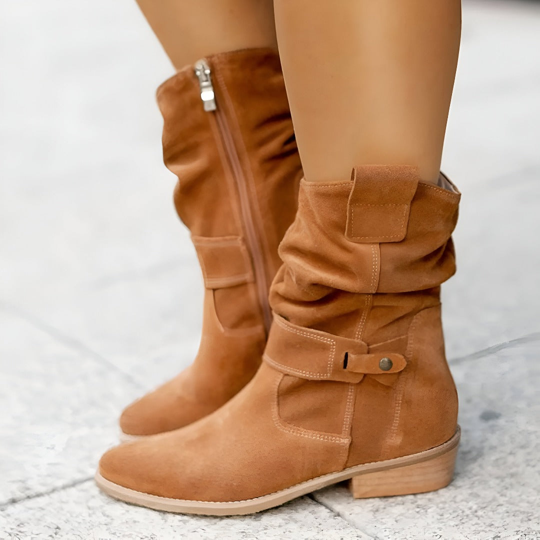 Eden | Suede Leather Boots