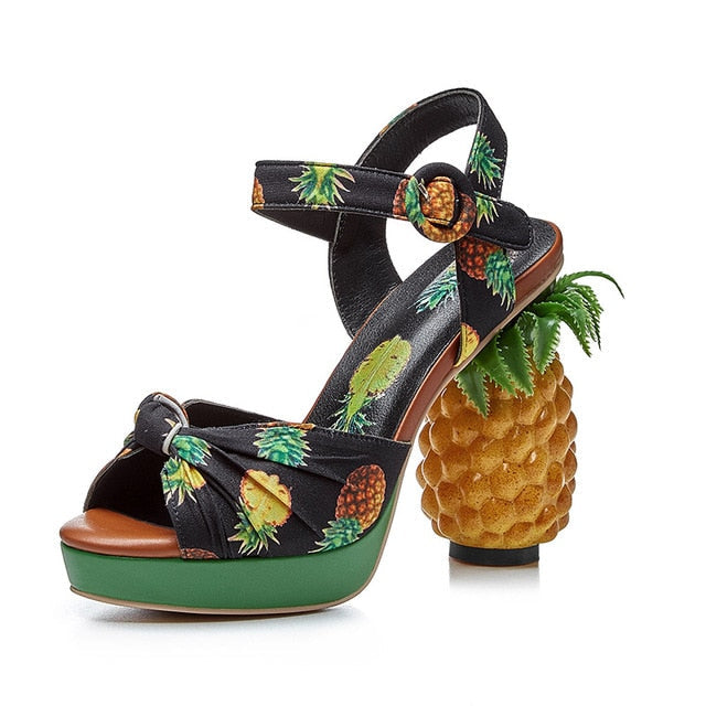 Pineapple High Heels Threads & Bond