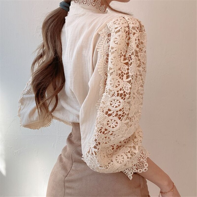 Maya Lace Blouse Threads & Bond