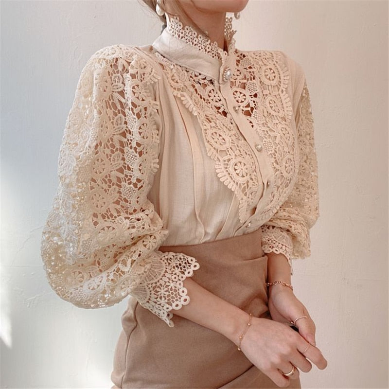 Maya Lace Blouse Threads & Bond