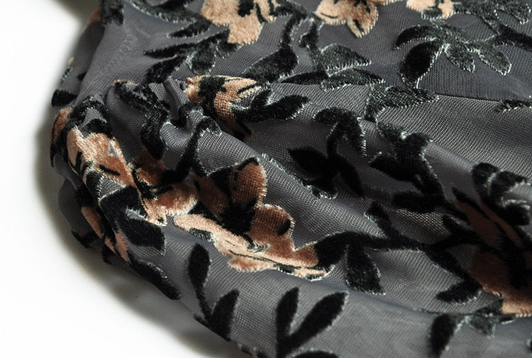 Leela Flocking Dress Threads & Bond