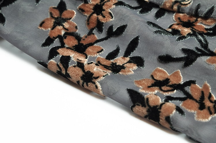 Leela Flocking Dress Threads & Bond