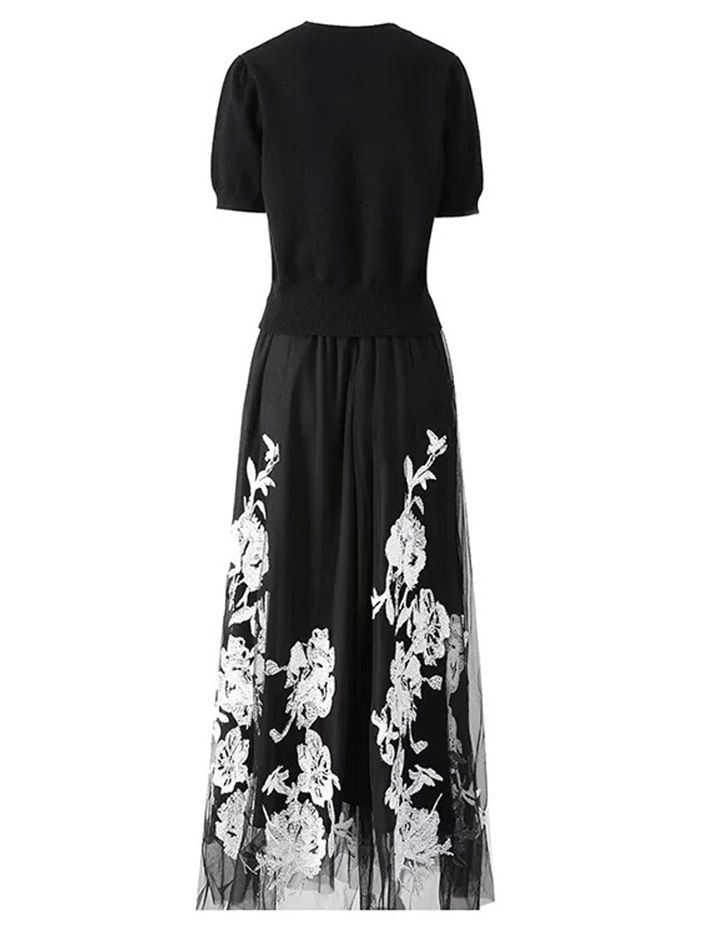 Rebecca Embroidery Skirt & Top Set Threads & Bond