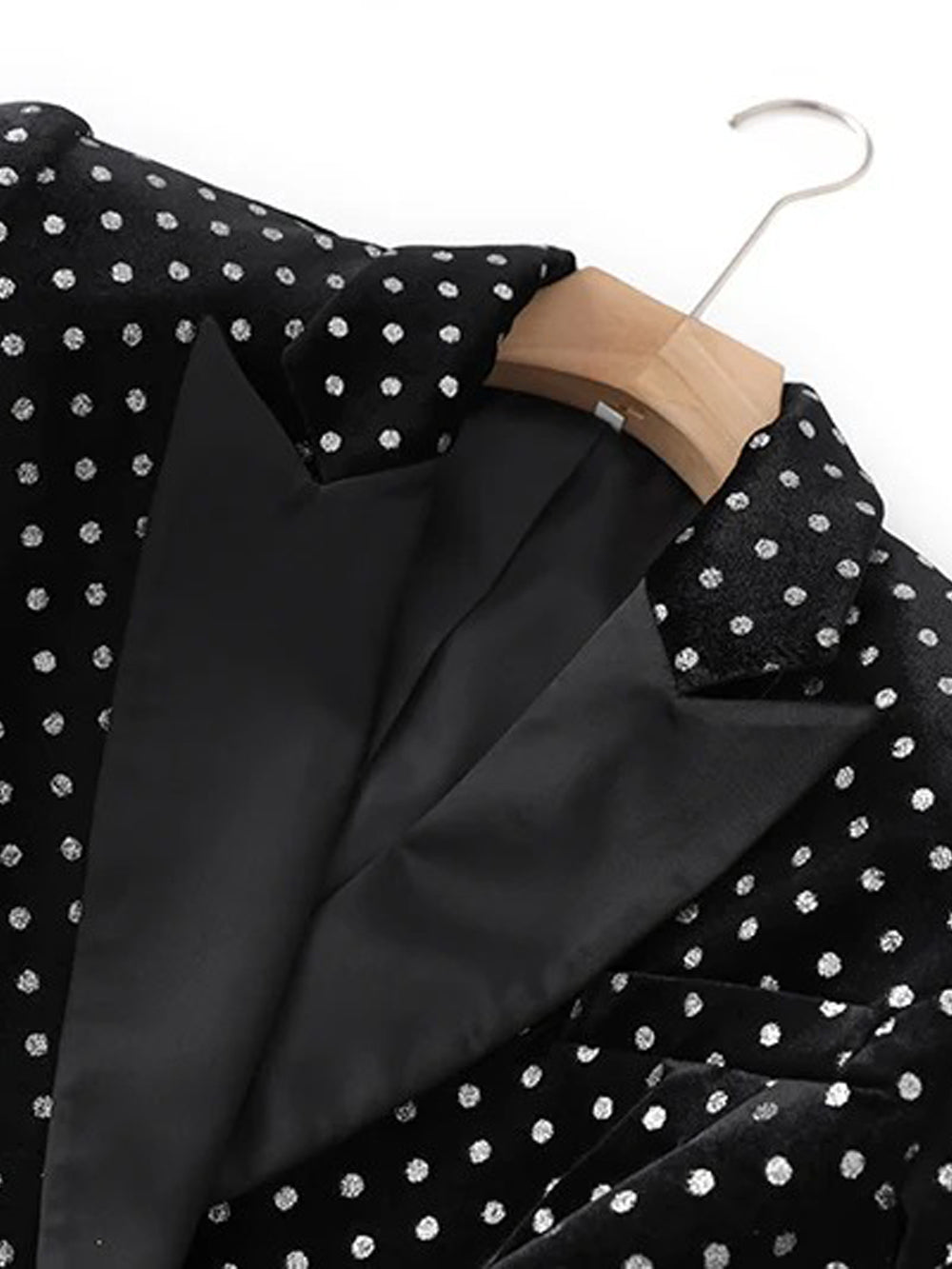 Rema Polka Dot Diamond Blazer Threads & Bond