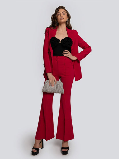 Renee Structured Blazer & Flared Pants Set Threads & Bond