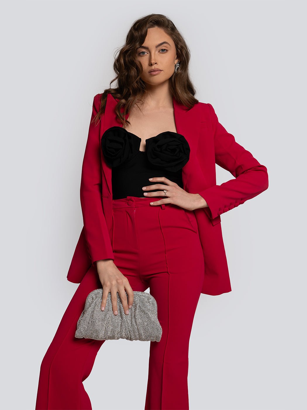 Renee Structured Blazer & Flared Pants Set Threads & Bond