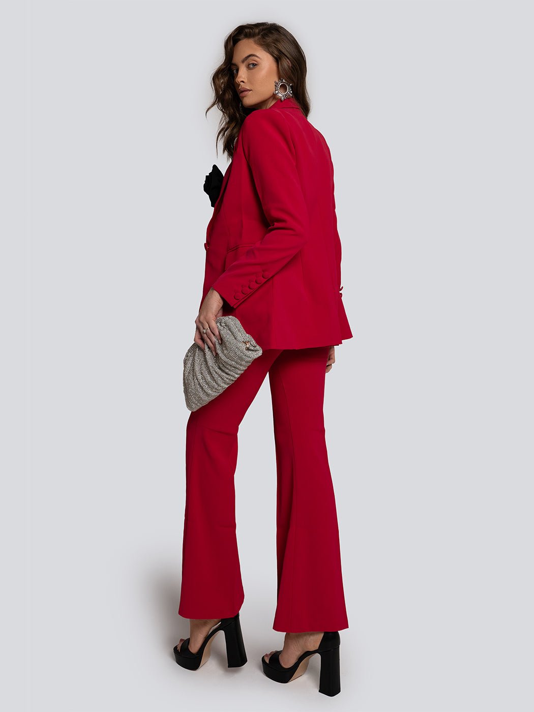 Renee Structured Blazer & Flared Pants Set Threads & Bond