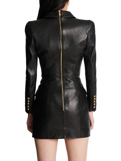 Sarah Metal Button Blazer