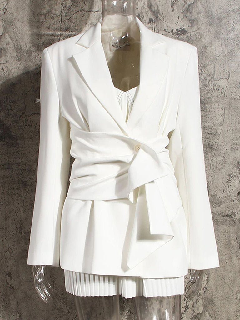 Sophia Blazer With Corset Belt