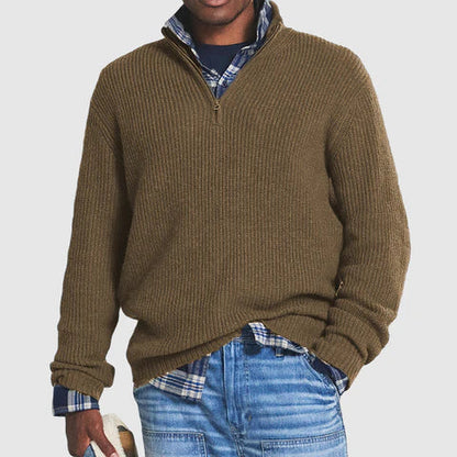 PHILIP - COMFORTABLE ZIP-UP SWEATER