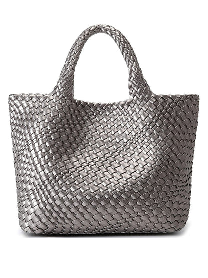 Tainara Leather Tote Bag