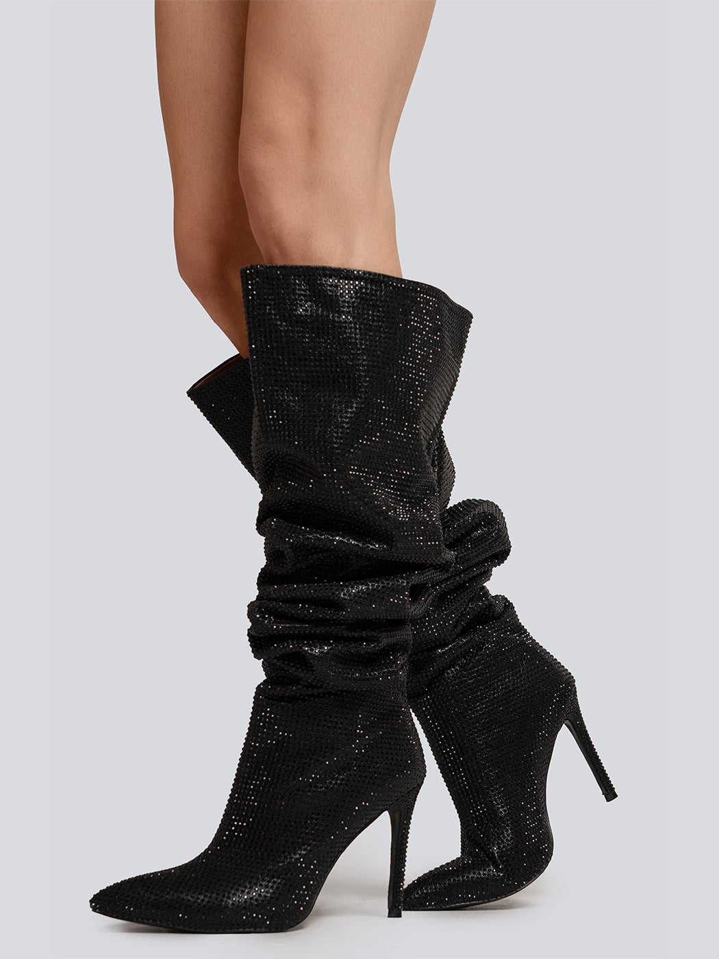 Taylor Sparkle Slouchy Stone Stiletto Boots Threads & Bond