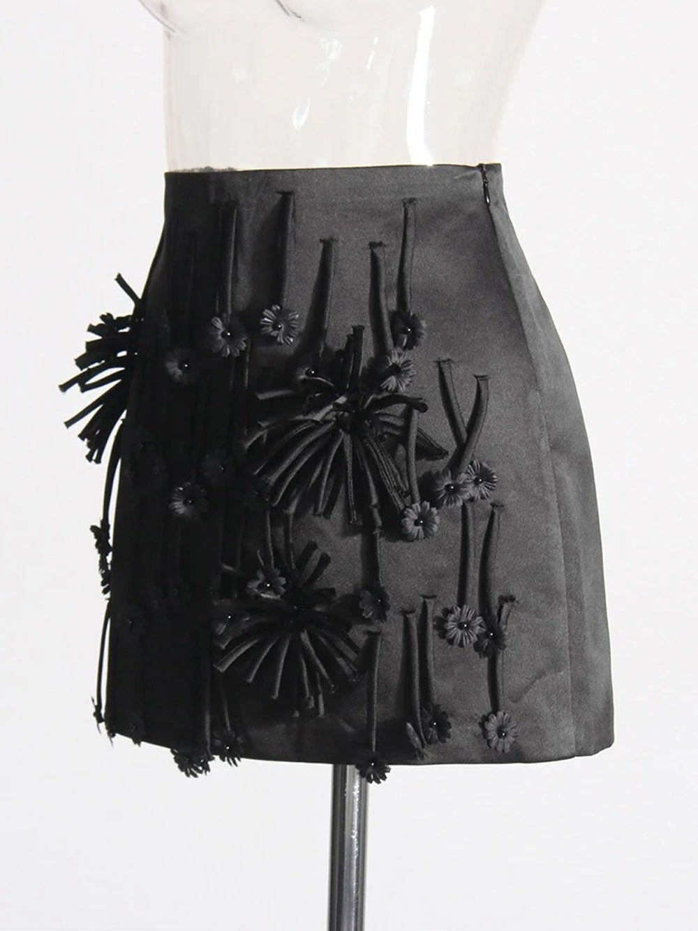 Velvet Tassel Applique Skirt Threads & Bond