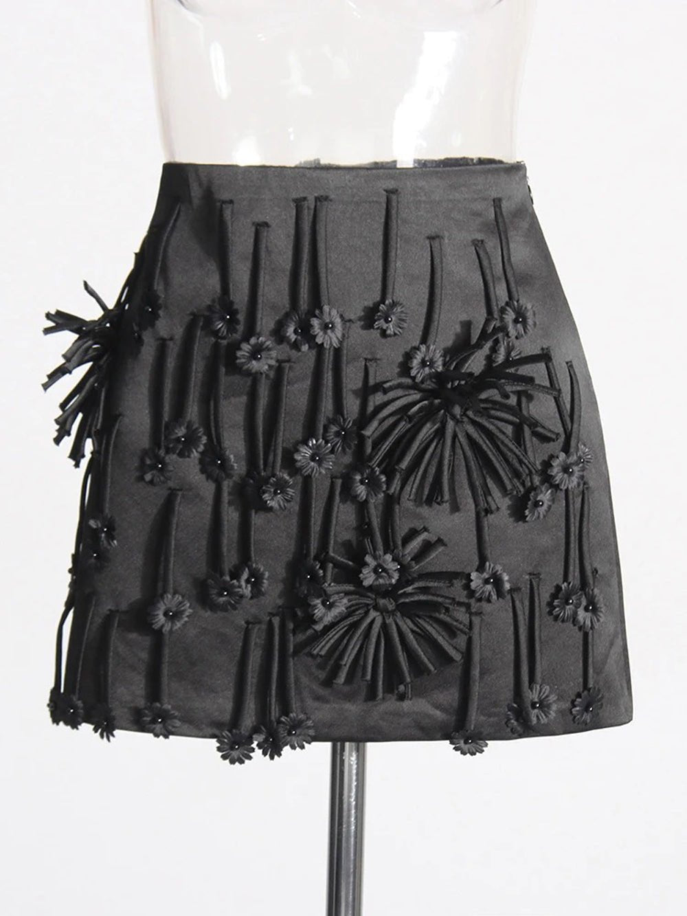 Velvet Tassel Applique Skirt Threads & Bond