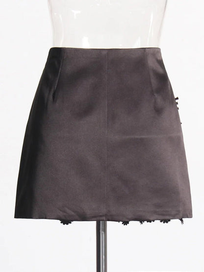 Velvet Tassel Applique Skirt Threads & Bond