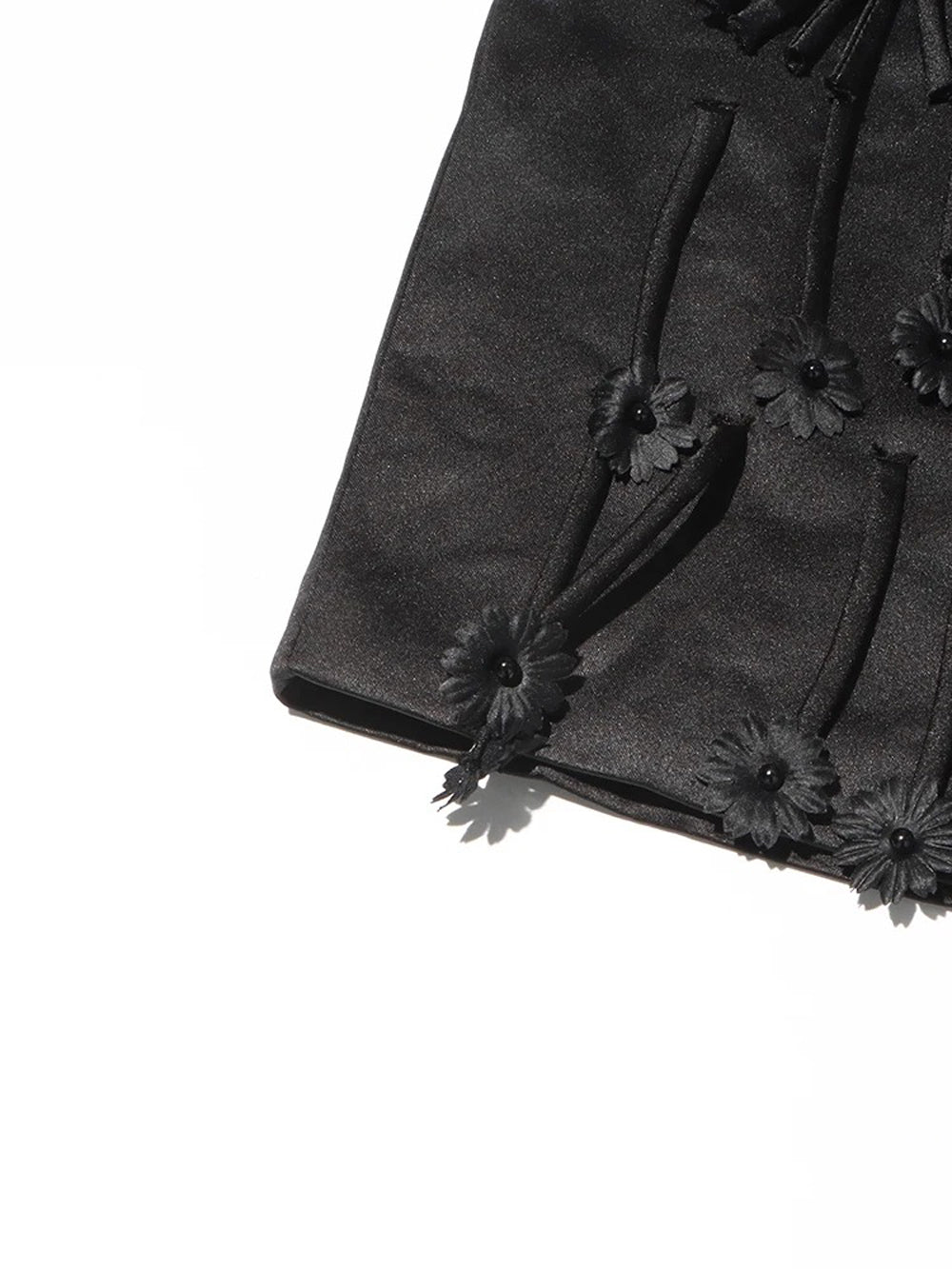 Velvet Tassel Applique Skirt Threads & Bond