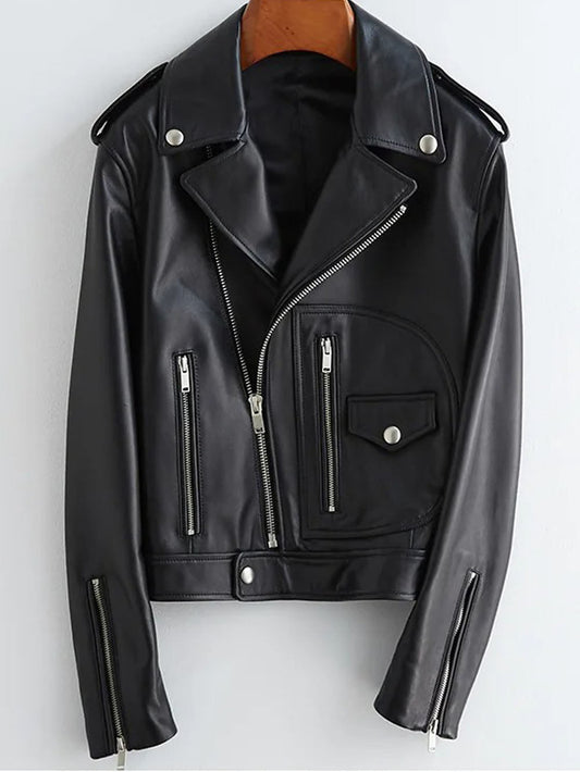 Zuri Faux Leather Jacket Threads & Bond