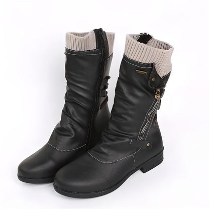 Macy | Lined Leather Boots